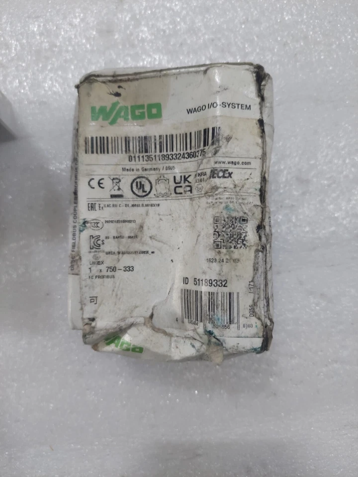 WAGO 750-333 BUSCOUPLER DEVICENET MODULE PLC ADAPTER 750333